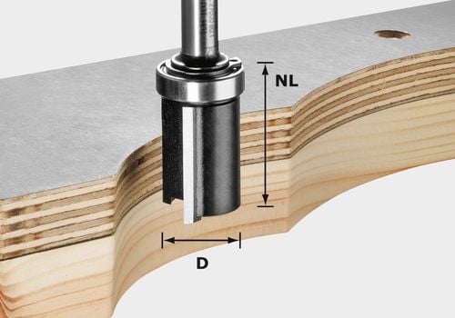 Festool Accessoires HW S8 D19/NL25 Kantenfrees | 491028
