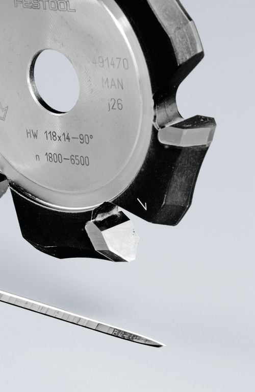 Festool Accessoires V-groeffrees HW 118x14-90°/Alu - 491470