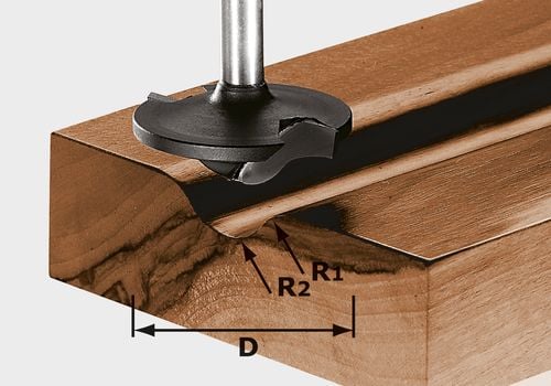 Festool Accessoires HW S8 D42/13/R6+12 Profielfrees | 491137