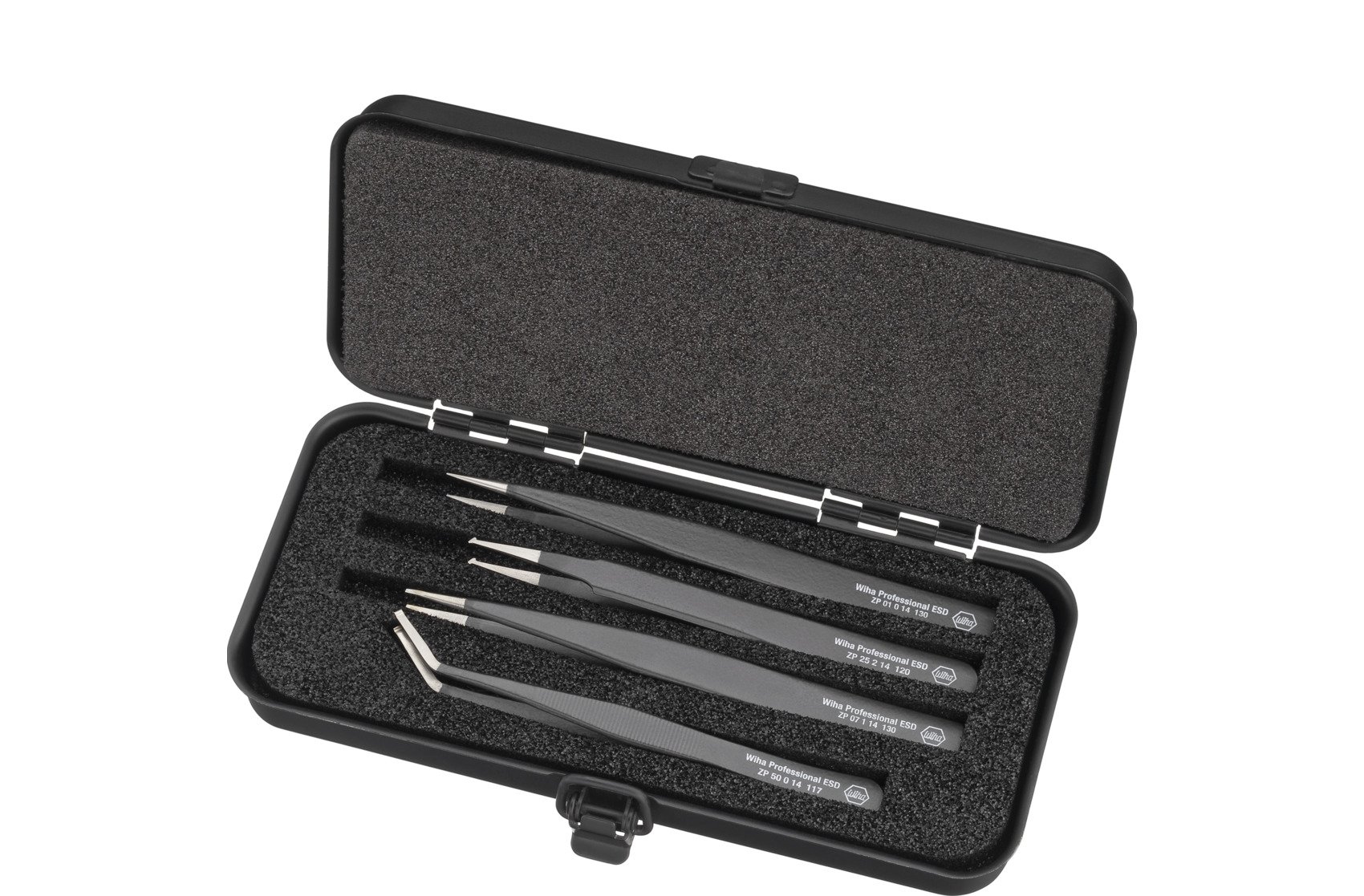 Wiha SMD pincettenset | Professional ESD | 4-delig | 32349 32349