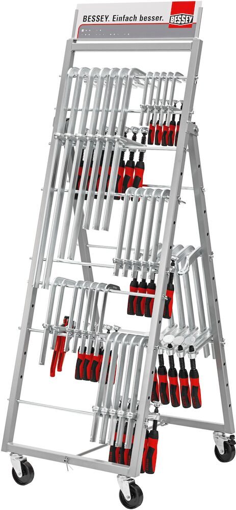 Bessey Lijmtangenwagen, incl. lijmtangen - ZW1-A99-2K - ZW1A992K