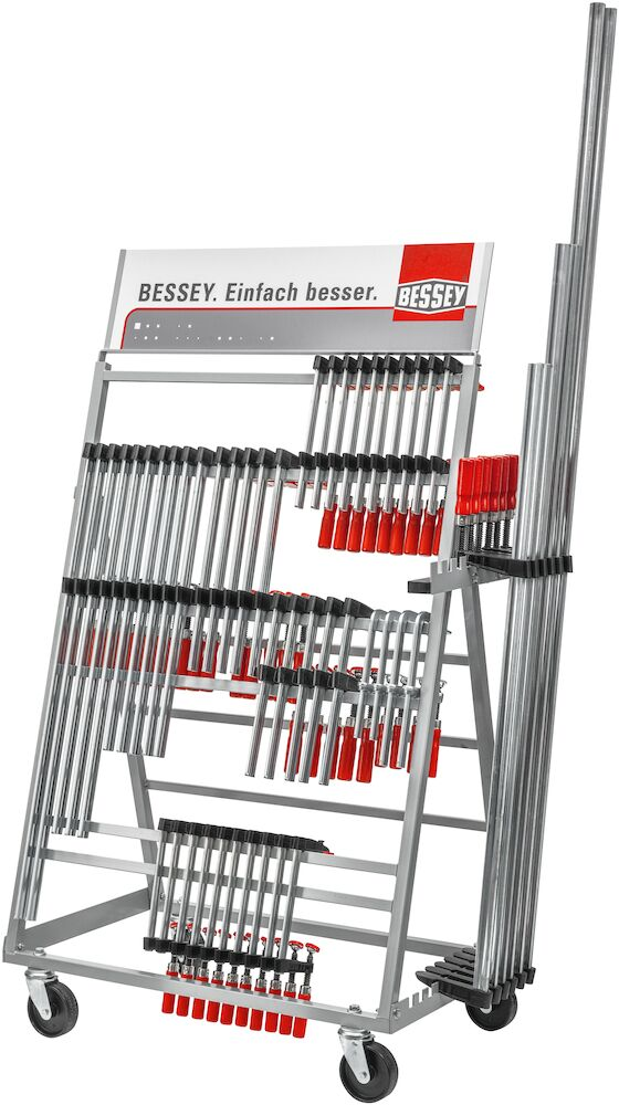 Bessey Lijmtangenwagen, incl. lijmtangen - ZW2-A99 - ZW2A99