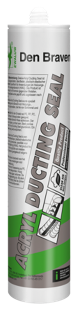 Zwaluw Acryl Ducting Seal | 310 ml | Zilver-grijs | 12 stuks - 12001748