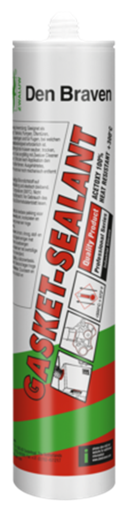 Zwaluw Gasket-Sealant | 310 ml | Rood | 12 stuks - 10391801 afbeelding 1