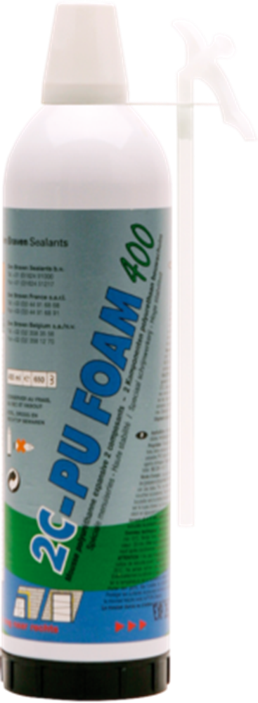 Zwaluw Purfoam-2C B2 | 400 ml | Lichtblauw (12 stuks) - 10578600