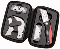 Erdi Set universeelmessen | 25-delig opklapbaar | met nylon etui | 1 stuk - DBKPH-SET - DBKPH-SET
