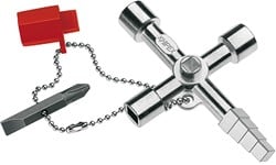 Knipex Profi-Key voor alle standaard afsluitsystemen 90 mm - 001104