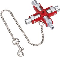 Knipex Universele sleutel voor alle standaard schakelkasten en afsluitsystemen 90 mm - 001106