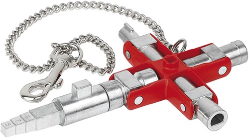 Knipex Doublejoint Key Sleutel voor kast/lessenaar | 00 11 06 V03 | Technische Unie | 8299174