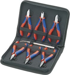 Knipex Elektronica tangen set in etui 7-delig - 002016