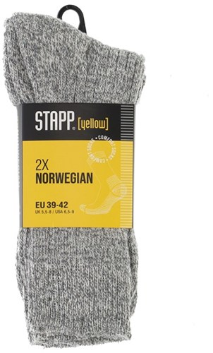 Stapp Yellow Norwegian 2-Pack Sokken 4405 | 600 Noors | Maat 46 - 38.134.003.02