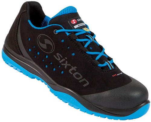 Sixton Peak 91328-03 Cuban LG S1 ESD Zwart/Blauw - Maat 38 - 00.091.011.38