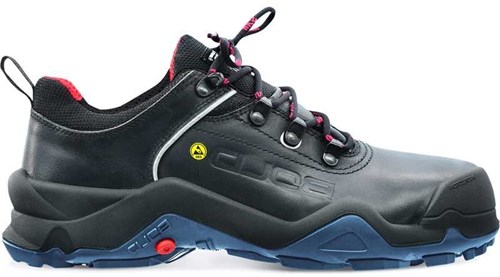HKS Werkschoen Beta 1 STP Laag S3 ESD | Zwart/Blauw | Maat 42 - 00.162.020.42