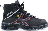 HKS Werkschoen K5 CA Hoog S3 | Zwart/Rood | Maat 45 - 00.162.053.45