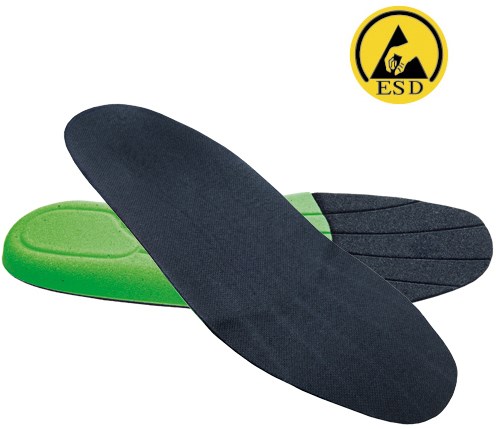 Atlas Inlegzool Klima-Komfort | Zwart/Groen | Maat 36 - 00.012.045.36