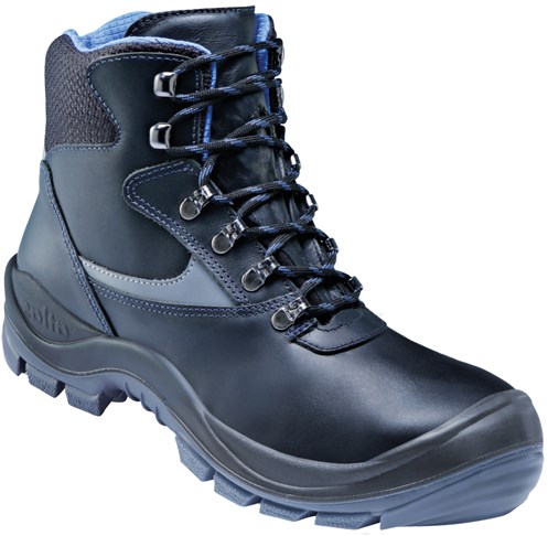 Atlas Werkschoen Ergo-Med 500 Blueline Hoog S3 + KN | Zwart W13 | Maat 44 - 00.012.131.44