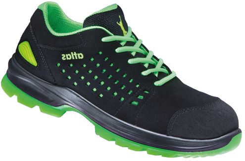 Atlas Werkschoen SL 205 XP 2.0 S1P | Zwart/Groen | Maat 36 - 00.012.079.36