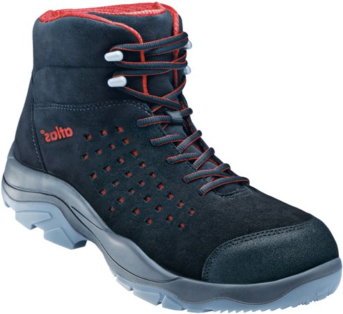 Atlas Werkschoen SL 32 Hoog S1 | Zwart/Rood | Maat 49 - 00.012.083.49