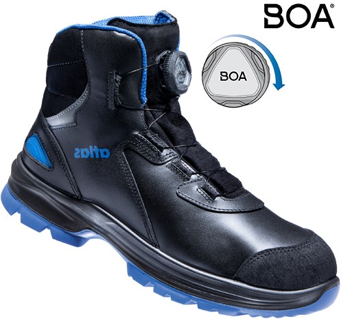 Atlas Werkschoen SL 9845 XP 2.0 BOA Hoog S3 | Zwart/Blauw | Maat 46 - 00.012.105.46-2