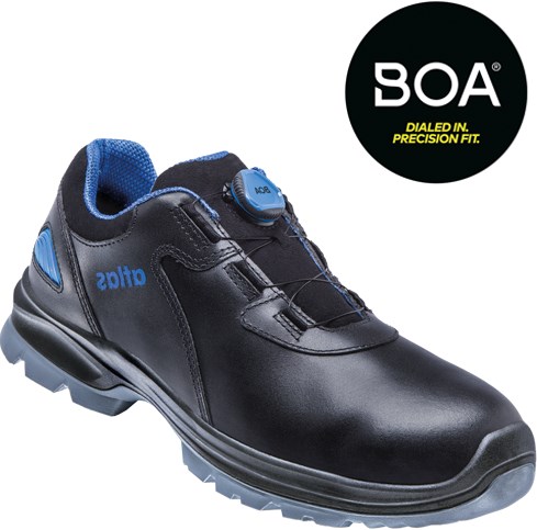 Atlas Werkschoen SL 9645 XP 2.0 BOA Laag S3 W12 | Zwart/Blauw | Maat 46 - 00.012.122.46
