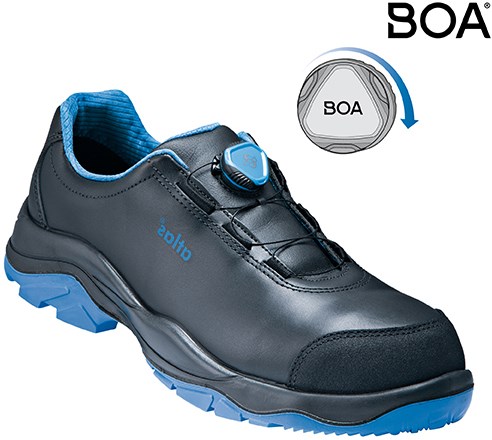 Atlas Werkschoen SL 9645 XP 2.0 BOA Laag S3 W12 | Zwart/Blauw | Maat 44 - 00.012.122.44-2