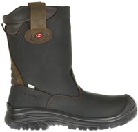 Sixton Peak 81411-06 Ranch Laars Hdry Hoog S3 KN +ESD | Zwart/Bruin | Maat 41 - 00.091.125.41