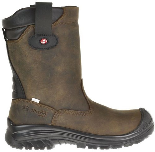 Sixton Peak 81411-07 ranch laars hdry hoog s3 + kn gevoerd | bruin/zwart | maat 43 - 00.091.126.43