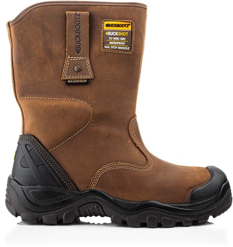 BuckBootz Werkschoen Buckshot Werklaars BSH010 S3 | Donkerbruin | Maat 42 - 00.176.070.42-2