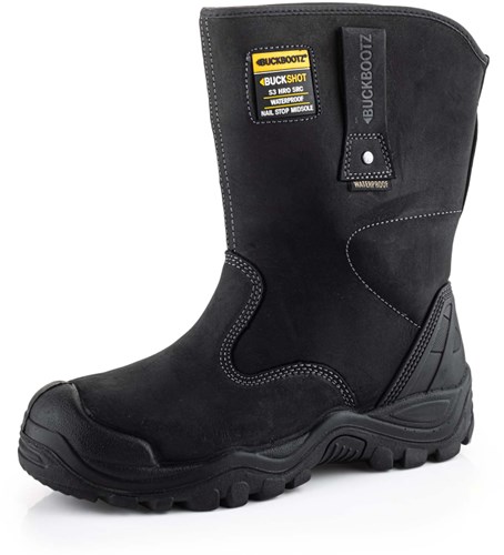 BuckBootz Werkschoen Buckshot Werklaars BSH010 S3 | Donkerbruin | Maat 45 - 00.176.070.45-3