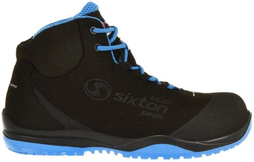 Sixton Peak 91370-01 cuban hoog s3 src esd | zwart/blauw | maat 36 - 00.091.104.36