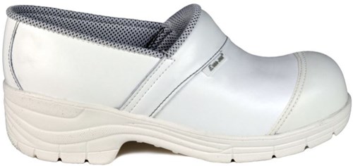 Euro-Dan Vilmar E1871W Wit Dichte Hak PU Flex S3 + KN | Wit 1471 | Maat 45 - 00.039.016.45