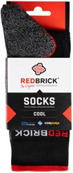 Redbrick Zomer Cool Sokken 25104 | Grijs/Zwart | Maat 50 - 00.083.022.47