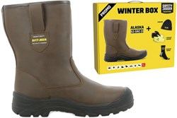 Safety Jogger Alaska Laars S3 Winter Box | Bruin | Maat 38 - 00.118.068.38