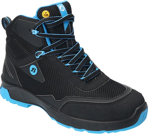Bata Werkschoen Summ One Hoog S3 | Zwart/Blauw | Maat 40 - 00.017.139.40