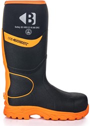 BuckBootz Werklaars BBZ8000 S5 Zwart/Oranje | Zwart/Oranje | Maat 37 - 00.0176.098.37
