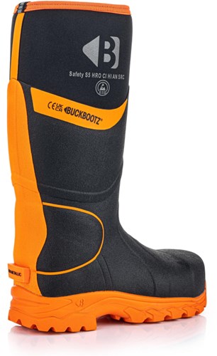 BuckBootz Werklaars BBZ8000 S5 Zwart/Oranje | Zwart/Oranje | Maat 37 - 00.0176.098.37-3