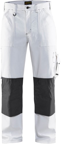 Blåkläder Werkbroek 10911210 | Wit/Donkergrijs | Maat 52 - 7330509787823