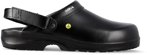 SIKA Fusion Clog ESD m. hielriempje OB SRC - 19467 Zwart | Zwart | Maat 38 - 5703617108248-2
