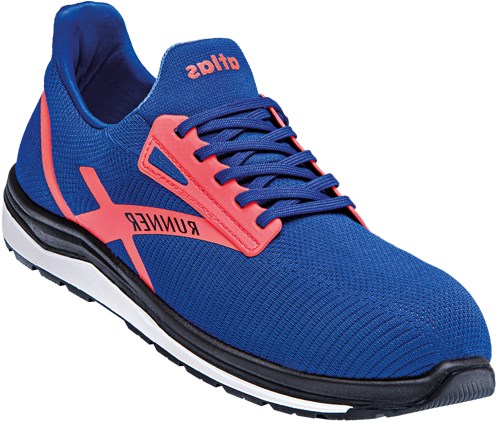 Atlas Werkschoen Runner 45 S1P | Neon Blauw | Maat 38 - 4043692434452