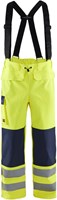 Blåkläder Vlamvertragende regenbroek LEVEL 2 13132022 | High-Vis Geel/Marineblauw | Maat XXL - 7330509783658-2