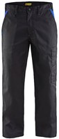 Blåkläder Werkbroek Industrie 14041800 | Zwart/Korenblauw | Maat 46 - 7330509446492