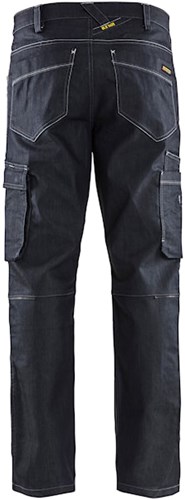 Blåkläder Service werkbroek denim stretch 14391141 | Marineblauw | Maat 54 - 7330509652107-2