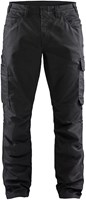 Blåkläder Service werkbroek denim stretch 14391141 | Zwart/Zwart | Maat 50 - 7330509810101