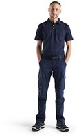 Blåkläder Industrie werkbroek stretch 14441832 | Donker marineblauw/Zwart | Maat 48 - 7330509756096-2