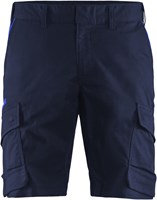 Blåkläder Industrie short met stretch 14461832 | Marineblauw/Korenblauw | Maat 48 - 7330509758106