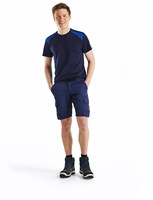 Blåkläder Industrie short met stretch 14461832 | Marineblauw/Korenblauw | Maat 56 - 7330509758144-2