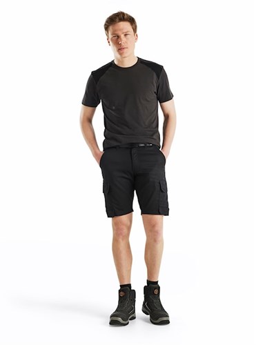 Blåkläder Industrie short met stretch 14461832 | Zwart/Donkergrijs | Maat 48 - 7330509758656-2