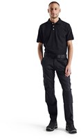 Blåkläder Industrie werkbroek stretch met kniezakken 14481832 | Zwart | Maat 54 - 7330509759868-2