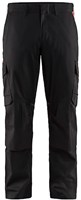 Blåkläder Industrie werkbroek stretch met kniezakken 14481832 | Zwart/Rood | Maat 46 - 7330509760482
