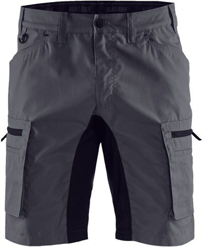 Blåkläder service short stretch 14491845 | medium grijs/zwart | maat 46 - 7330509801857